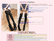 Tablet Screenshot of fashion.admcity.com